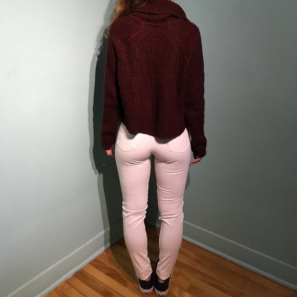 Bluenotes cropped burgundy sweater - Picture 7 of 7